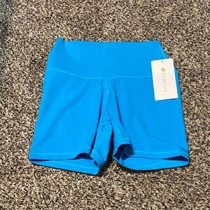Women's Blue Biker/Gym Shorts